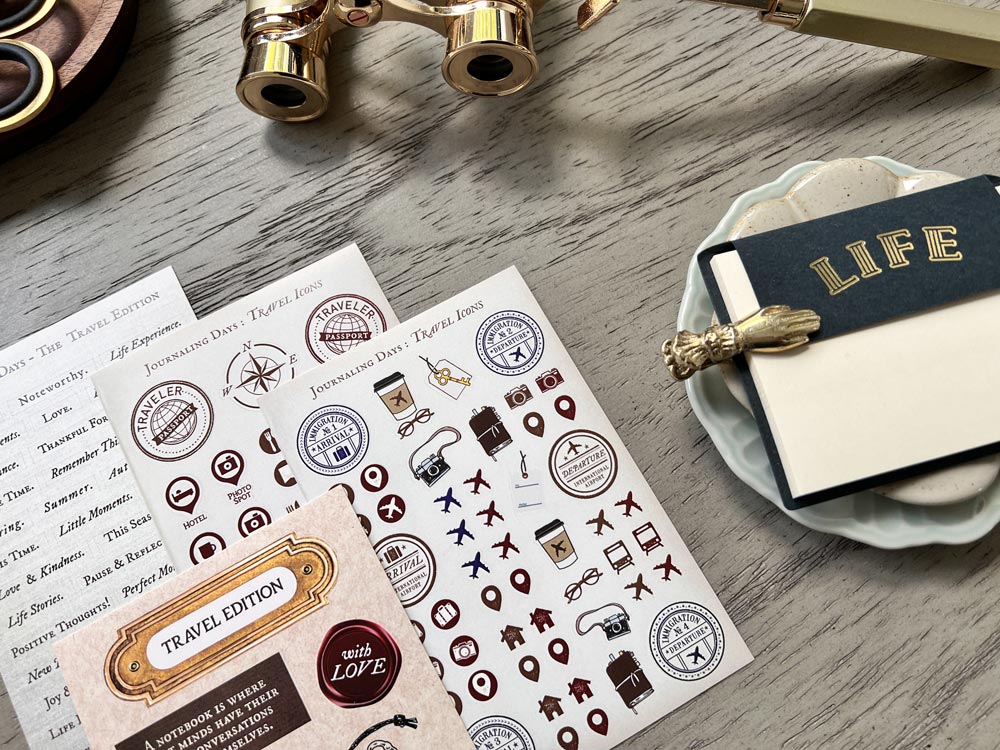 Journaling Days Kit - Travel Edition