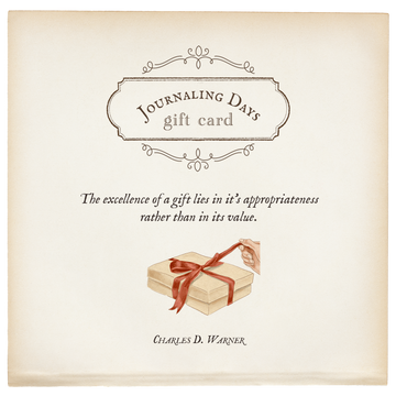 Journaling Days Gift Card