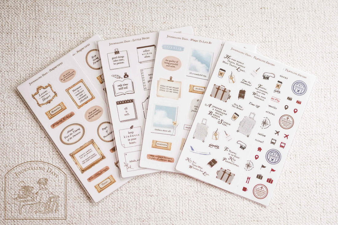 Journaling Days - Mini Stickers - Traveling Edition