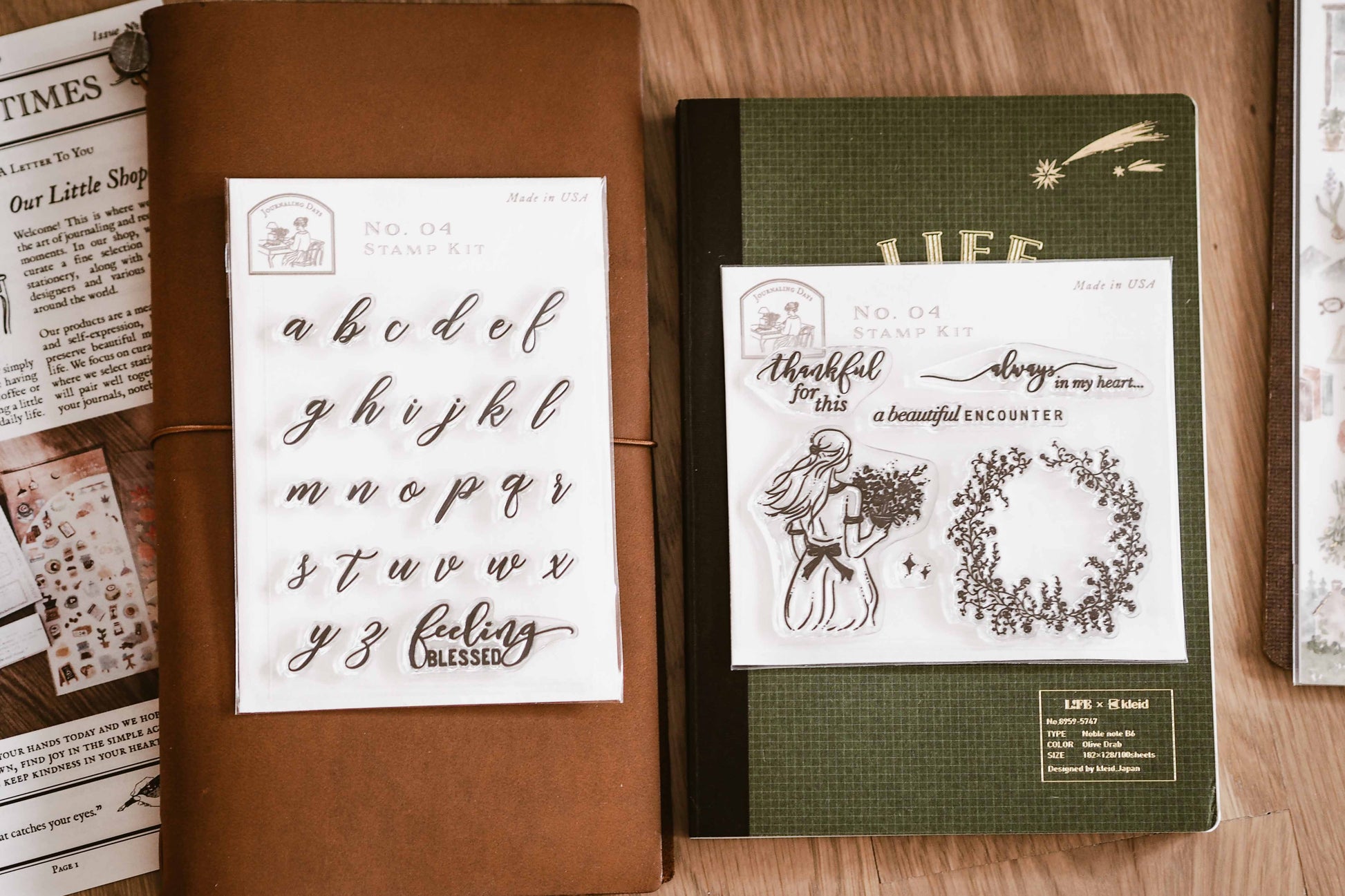 Journaling Days - Traveling Stamp Kit #04