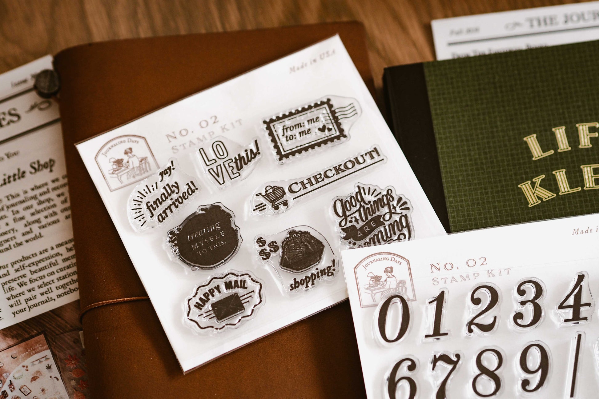 Journaling Days - Traveling Stamp Kit #02